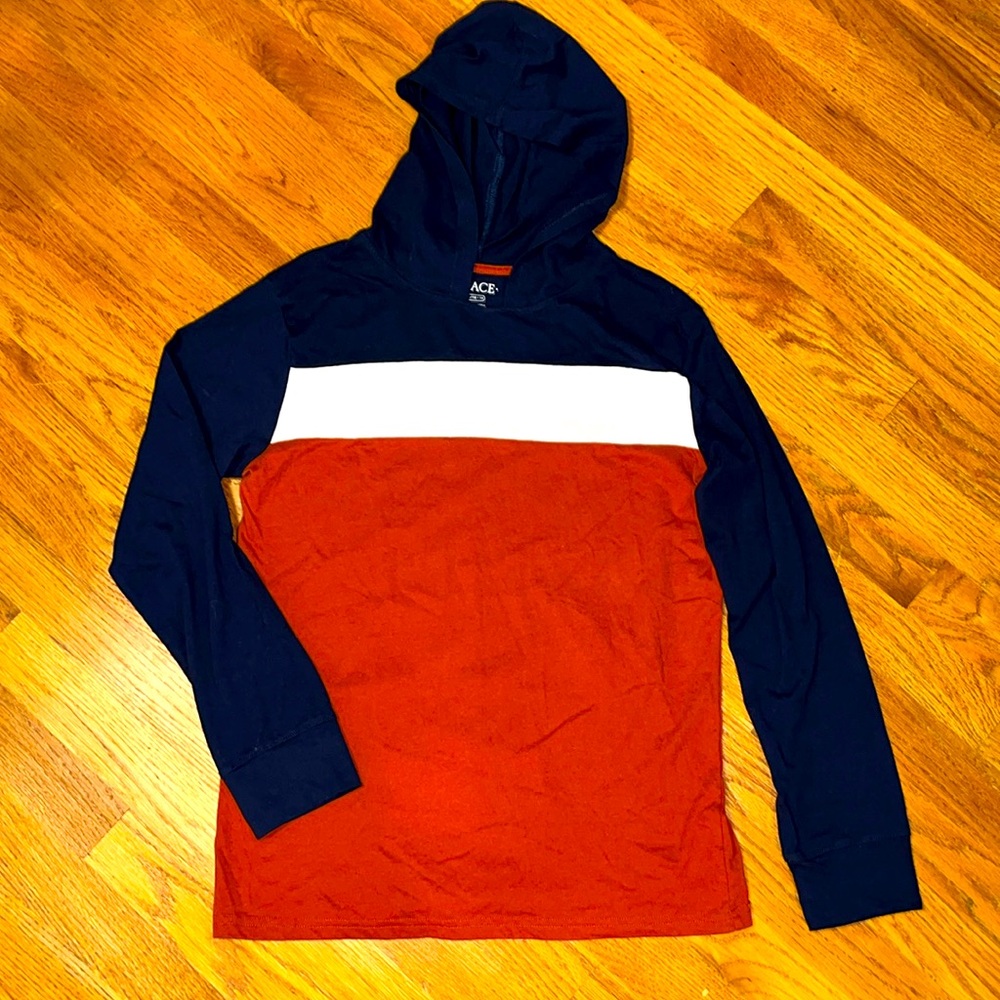 NWOT Lightweight Color Blocked Hoodie